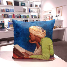 Cushion Cover - Young Emir Studying By Osman Hamdy bey - LAD