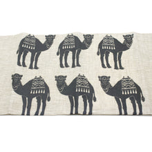 Tea Towel Camel Caravan Grey