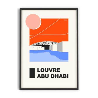 Limited edition Louvre Abu Dhabi poster