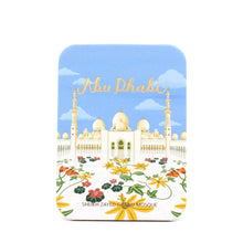 AUH  Mosque Flower Magnets