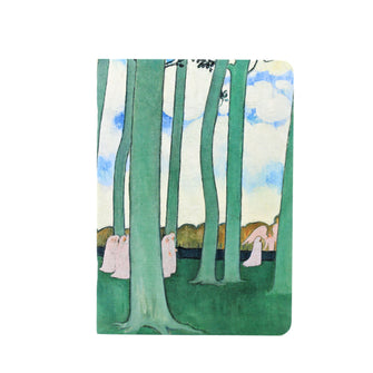 Notebook A5. Landscape with green trees, 1893