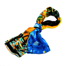 Silk Square Scarf - Cafe Terrace at Night