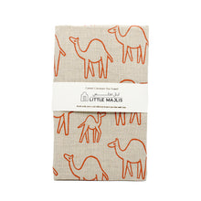 Tea Towel Camel Caravan Grey