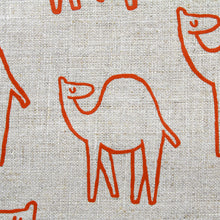 Tea Towel Camel Caravan Grey