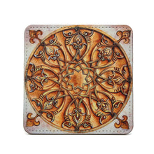 Square PU Leather Coaster (Mamluks Pattern)