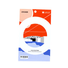 Haritz - Louvre Abu Dhabi Round Sticker