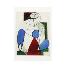 Postcard - Woman in a sofa