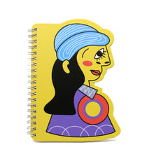 Die-cut Notebook - Woman with a Blue Hat