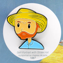 Pin Van Gogh Self-Portrait with Straw Hat