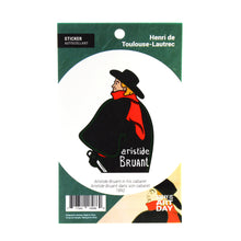 Sticker-Bruant in his cabaret