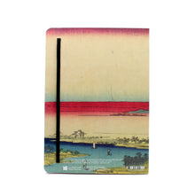 Elastic A5 Notebook - The Tone River at Konnodai - LAD