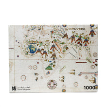 1000 Pieces Puzzle - Planisphere by Vesconte Maggiolo - Louvre Abu Dhabi