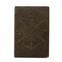 A5 Notebook - Ship Wheel & Map
