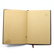 A5 Notebook - Ship Wheel & Map