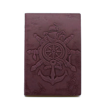 A5 Notebook - Ship Wheel & Map