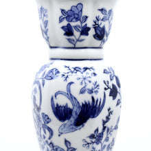 Candlestick - Blue and White Ceramic