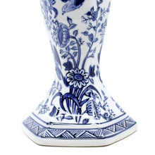 Candlestick - Blue and White Ceramic