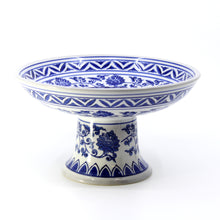 Tea Tray - Blue and White Ceramic