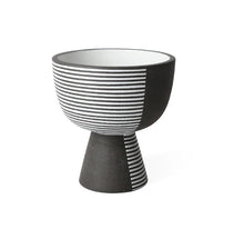 Palm Springs Pedestal Bowl - Short - Stripes