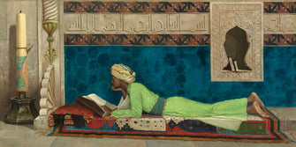 Poster 'Young Emir Studying'