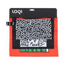 Loqi Zip pockets. Keith Haring - Untitled, Andy Mouse, New York