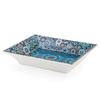 Blue Change Tray Porcelain Moucharabieh