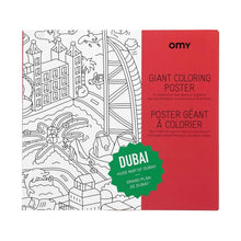 Large Coloring Poster 'Dubai'