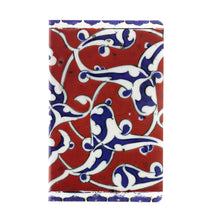 A5 Notebook 'Border tile with blue and white arabesques