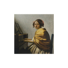 Postcard 'Young Woman Seated at a Virginal'