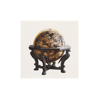 Postcard 'Engraved celestial globe'