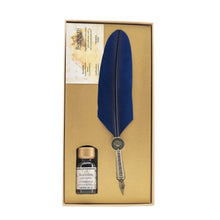 Feather Pen 'Roi Soleil'. Bortoletti Blue