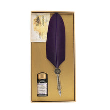 Feather Pen 'Roi Soleil' Purple. Bortoletti