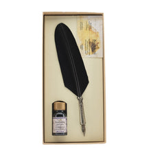 Feather Pen 'Campiello' Black. Bortoletti