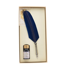 Feather Pen 'Campiello' Blue. Bortoletti