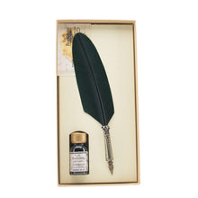 Feather Pen 'Campiello' Green. Bortoletti