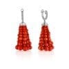 Bahar Gafla Earrings with corals