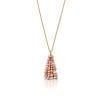 Bahar Gafla Medium Necklace with pearls, rose gold