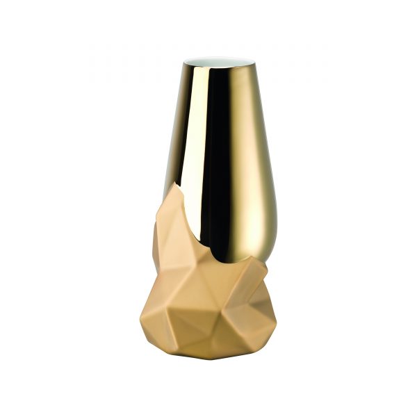 Rosenthal Vase Geode gold