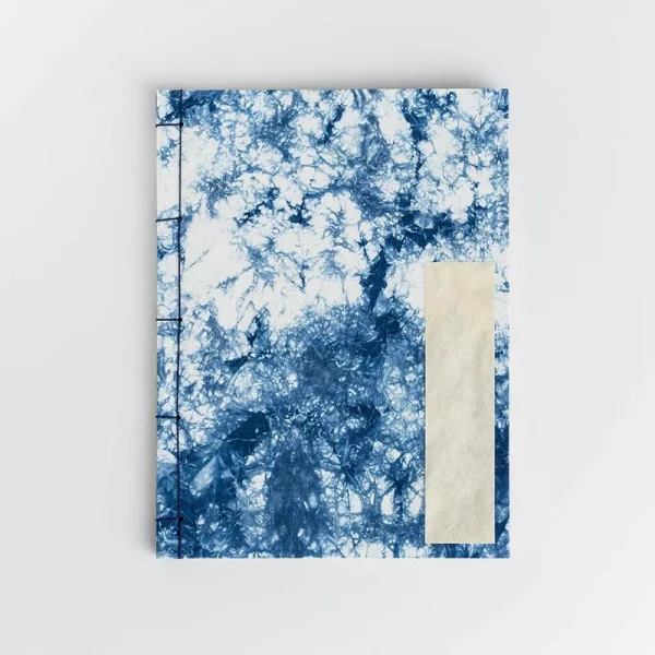 Wacho Hand-dyed Indigo Notebook Bokashi