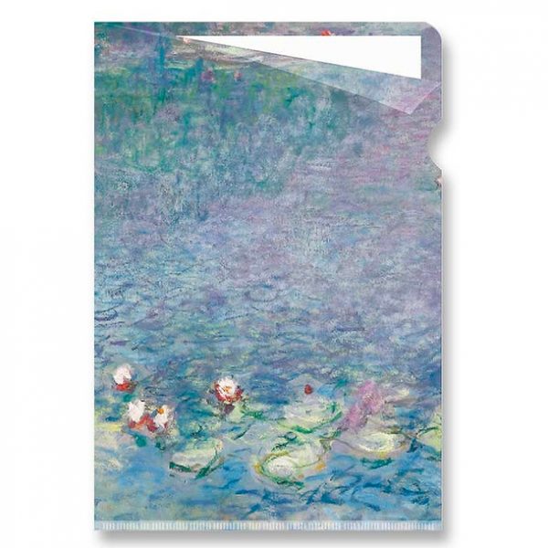 A4 Clear File 'Waterlilies', Claude Monet